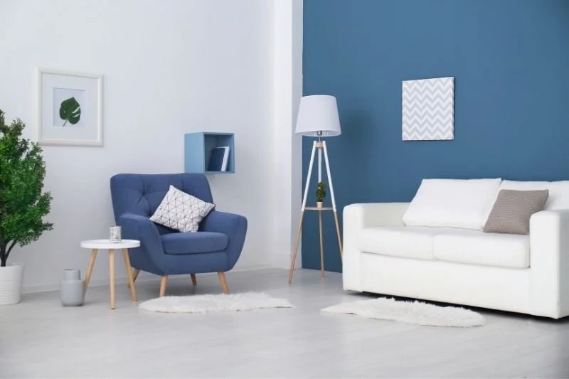Foça salon iç cephe boyama örneği